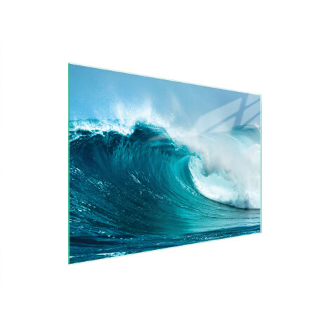 Glasschneidebrett 40x30 Welle