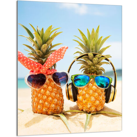 Glasschneidebrett 40x52 Ananas