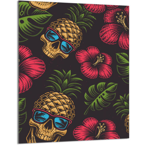 Glasschneidebrett 40x52 Ananas