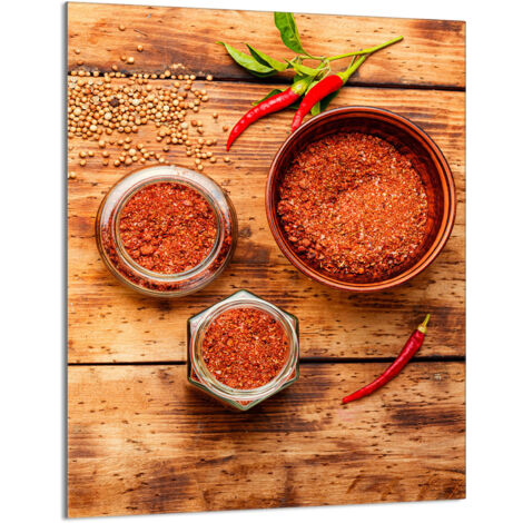 Glasschneidebrett 40x52 Chili
