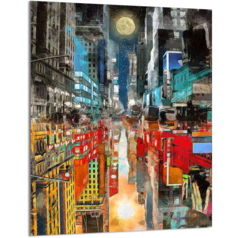 Glasschneidebrett 40x52 City