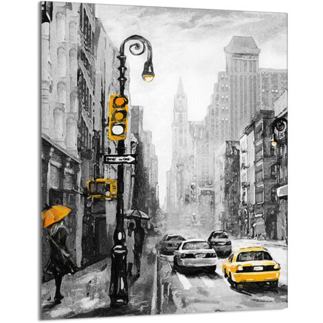 Glasschneidebrett 40x52 City