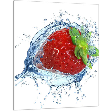 Glasschneidebrett 40x52 Erdbeere