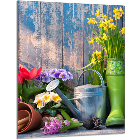 Glasschneidebrett 40x52 Garten