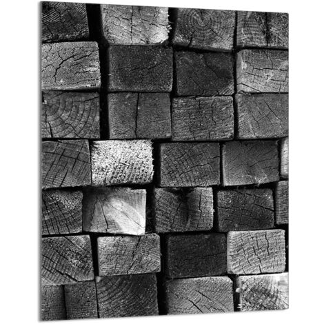 Glasschneidebrett 40x52 Holz