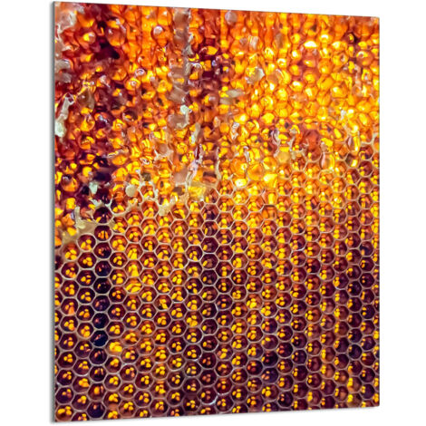 Glasschneidebrett 40x52 Honig