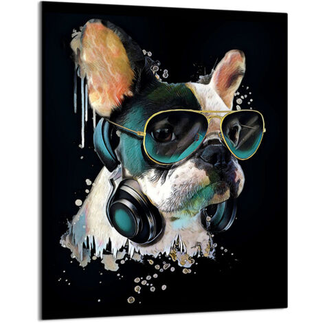 Glasschneidebrett 40x52 Hund