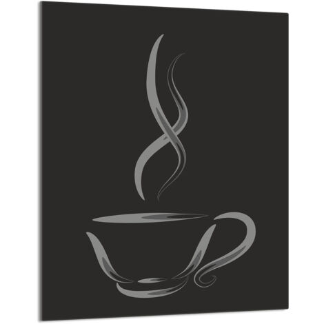 Glasschneidebrett 40x52 Kaffee
