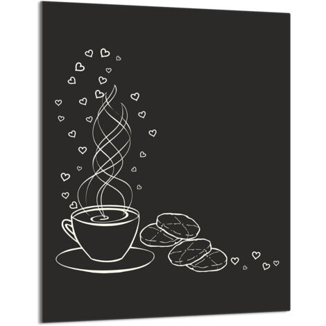 Glasschneidebrett 40x52 Kaffee