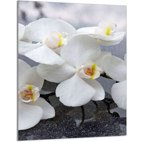 Glasschneidebrett 40x52 Orchidee