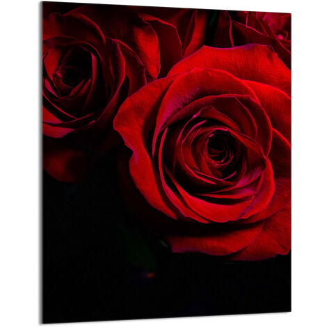 Glasschneidebrett 40x52 Rose