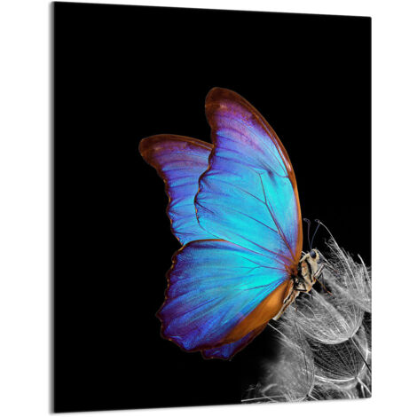 Glasschneidebrett 40x52 Schmetterling