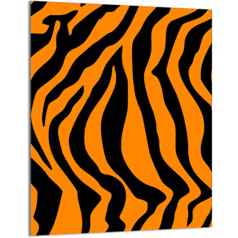 Glasschneidebrett 40x52 Tiger