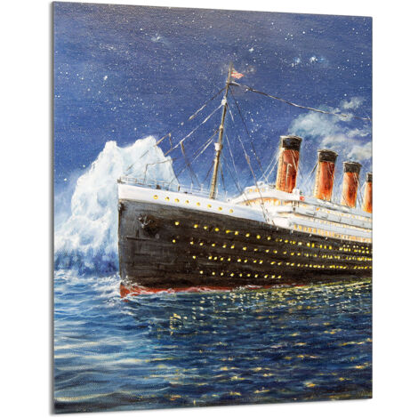 Glasschneidebrett 40x52 Titanic