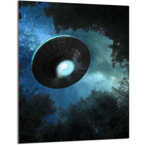 Glasschneidebrett 40x52 UFO