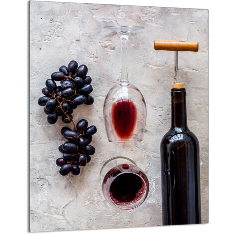 Glasschneidebrett 40x52 Wein