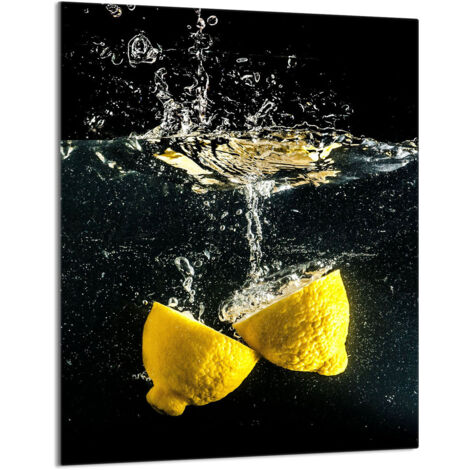 Glasschneidebrett 40x52 Zitrone