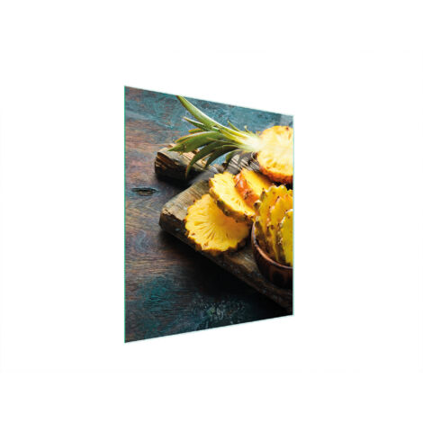 Glasschneidebrett 45x52 Ananas