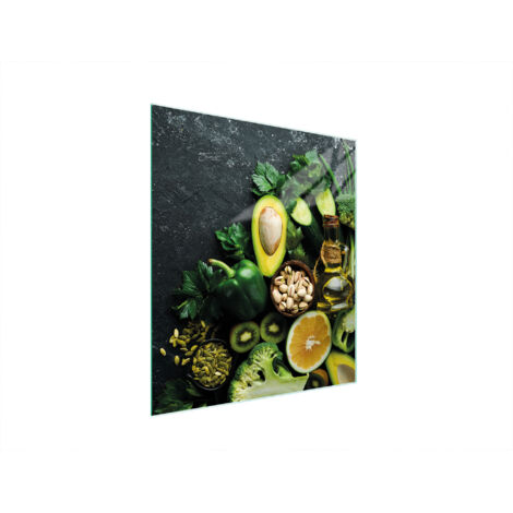 Glasschneidebrett 45x52 Avocado