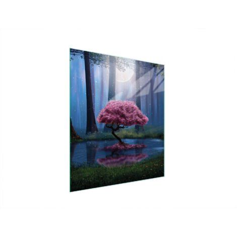 Glasschneidebrett 45x52 Baum