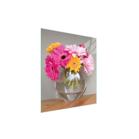Glasschneidebrett 45x52 Blumen