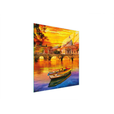 Glasschneidebrett 45x52 Boot