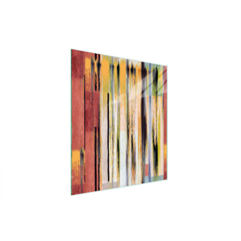 Glasschneidebrett 45x52 Bunt