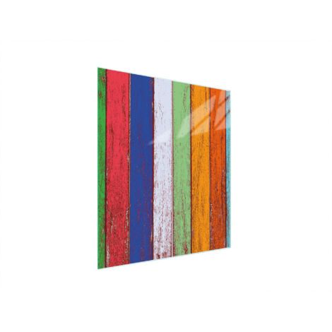 Glasschneidebrett 45x52 Bunt
