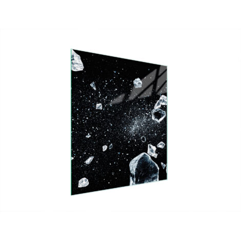 Glasschneidebrett 45x52 Eis