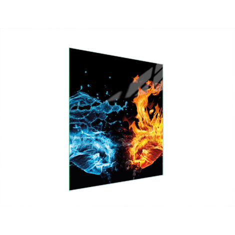 Glasschneidebrett 45x52 FEUER