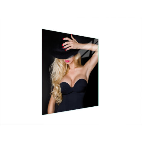 Glasschneidebrett 45x52 Frau