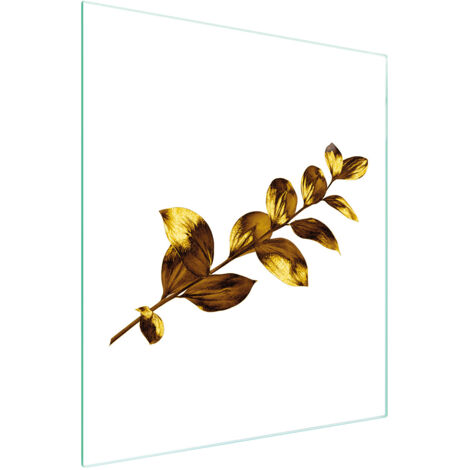 Glasschneidebrett 45x52 Gold
