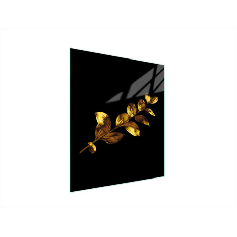 Glasschneidebrett 45x52 Gold
