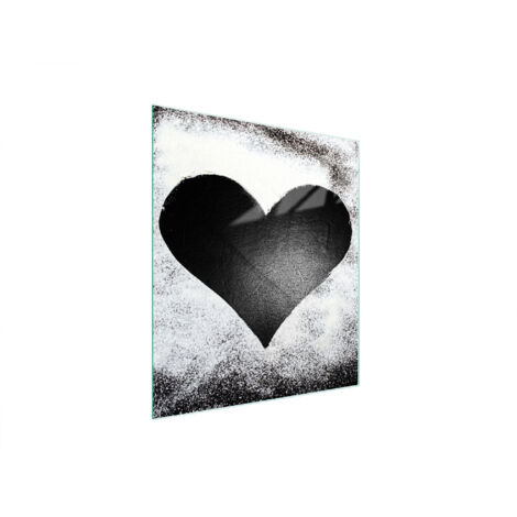 Glasschneidebrett 45x52 Herz