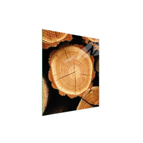 Glasschneidebrett 45x52 Holz