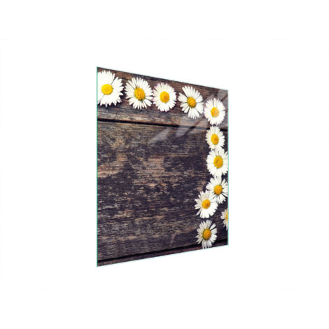 Glasschneidebrett 45x52 Holz