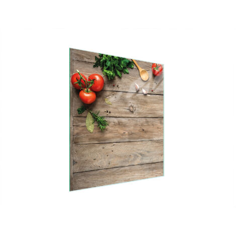 Glasschneidebrett 45x52 Holz