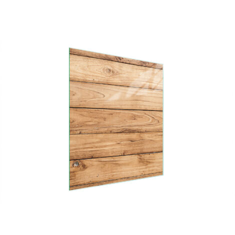 Glasschneidebrett 45x52 Holz
