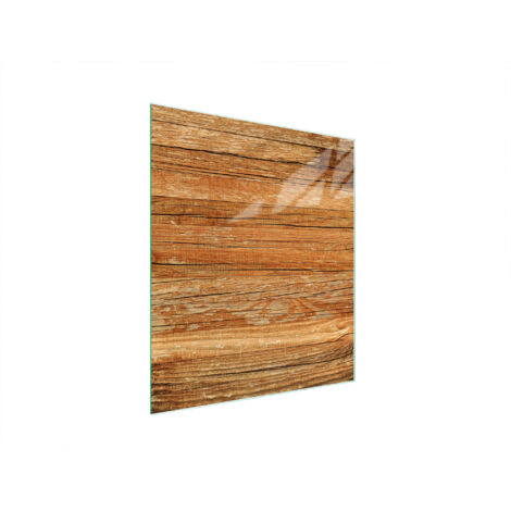 Glasschneidebrett 45x52 Holz