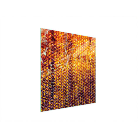 Glasschneidebrett 45x52 Honig