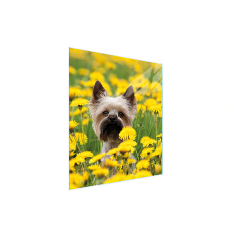 Glasschneidebrett 45x52 Hund