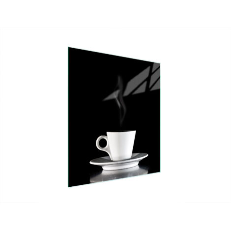 Glasschneidebrett 45x52 Kaffee