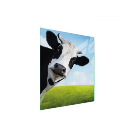 Glasschneidebrett 45x52 Kuh