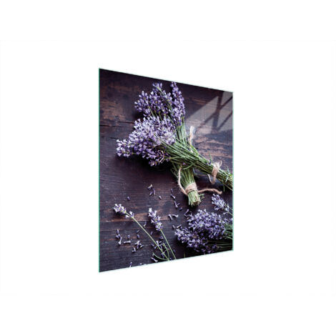 Glasschneidebrett 45x52 Lavendel