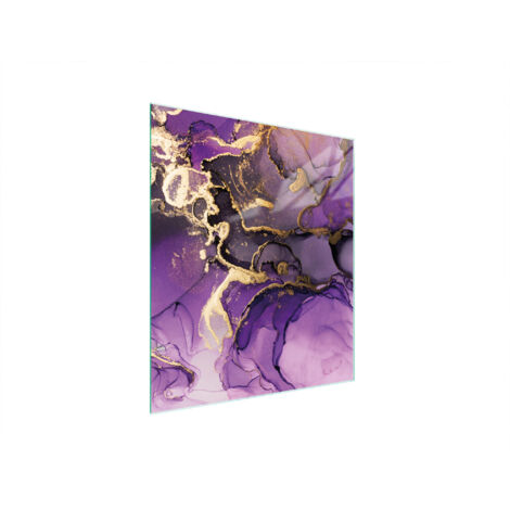 Glasschneidebrett 45x52 Lila