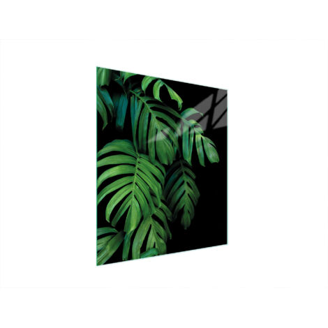 Glasschneidebrett 45x52 MONSTERA