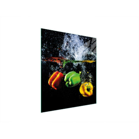 Glasschneidebrett 45x52 Pfeffer