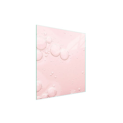 Glasschneidebrett 45x52 Rosa