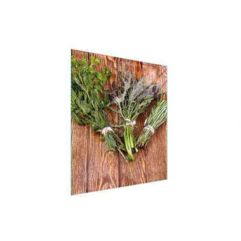 Glasschneidebrett 45x52 Rosmarin