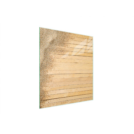 Glasschneidebrett 45x52 Sand